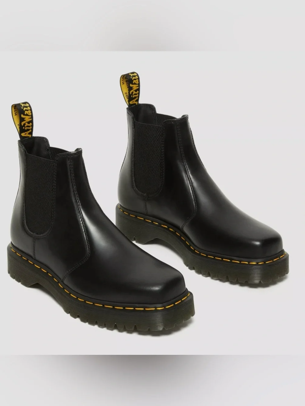 Dr. Martens 2976 BEX SQUARED TOE LEATHER CHELSEA BOOTS